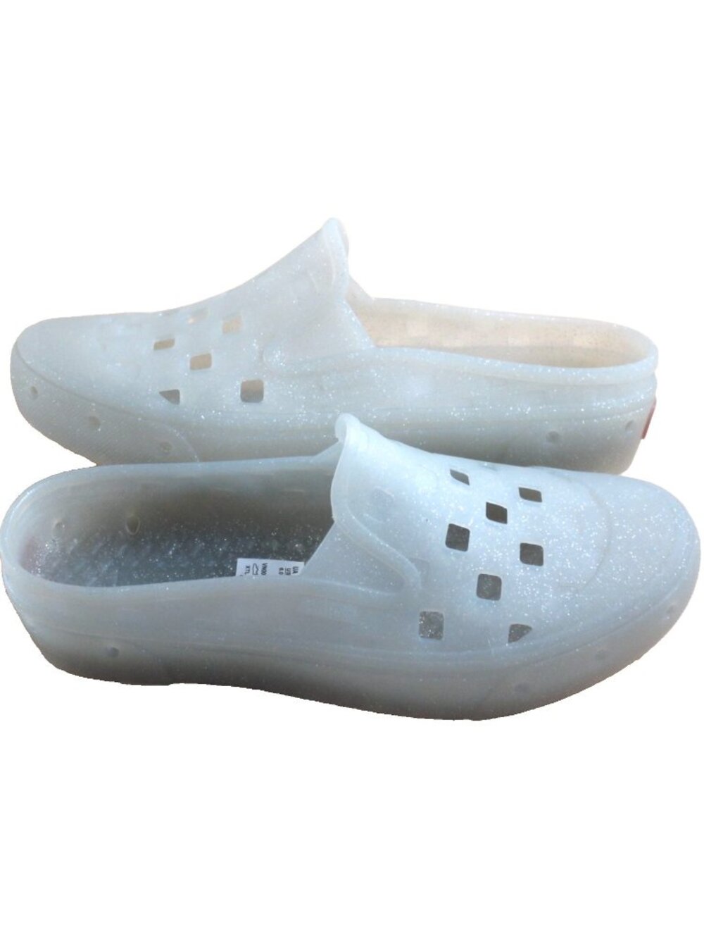 Vans Men's Slip On Mule Trek Glitter Grey Rubber Water Shoes Size 11 NEW